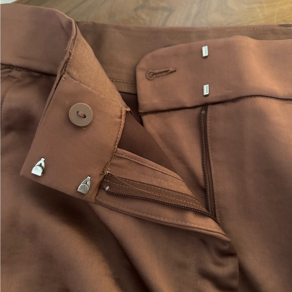 Satin chocolate cargo pants EXPRESS - Picture 8 of 13